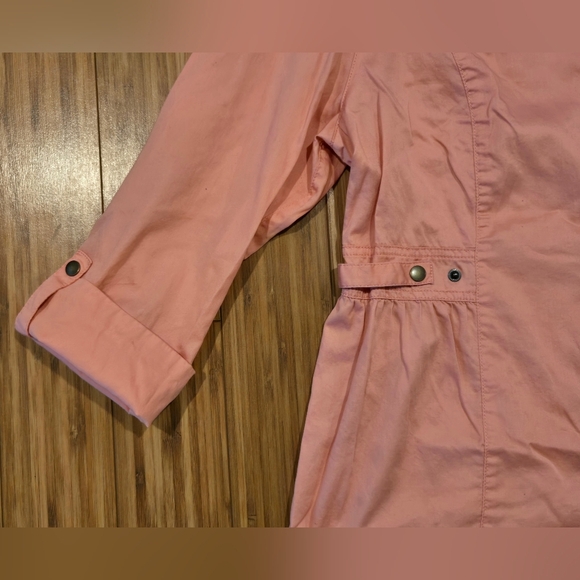 NWOT Christopher & Banks Pink Button-Up Jacket - Picture 3 of 8